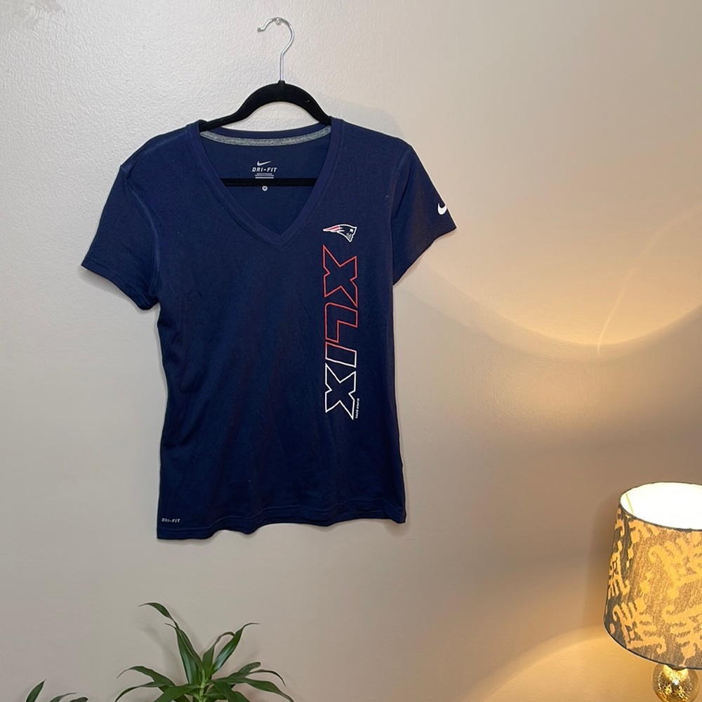 Nike patriots nfl Super Bowl dry fit tshirt